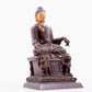 Brilliant Gilt-Bronze Figure Of Buddha Shakyamuni With Inscriptions