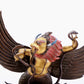 Brilliant Gilt-Bronze Figure Of Mythical Bird Deity