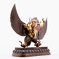 Brilliant Gilt-Bronze Figure Of Mythical Bird Deity