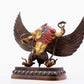 Brilliant Gilt-Bronze Figure Of Mythical Bird Deity