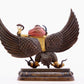 Brilliant Gilt-Bronze Figure Of Mythical Bird Deity