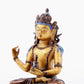 Brilliant Gilt-Bronze Figure Of Bodhisattva