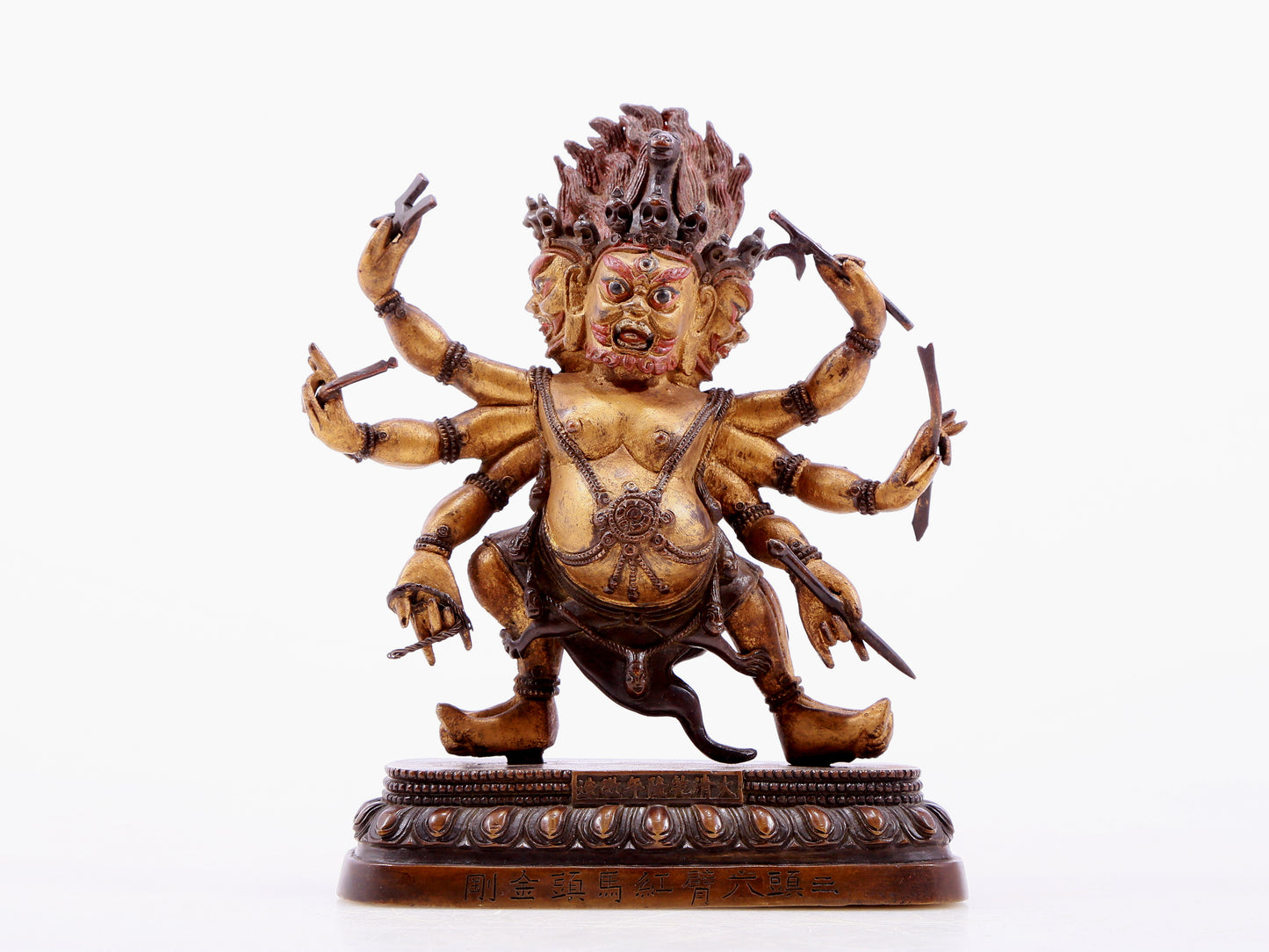 Brilliant Gilt-Bronze Figure Of Vajrapani