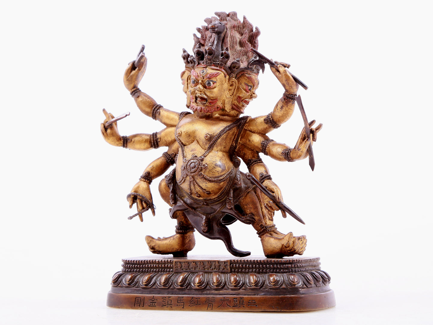 Brilliant Gilt-Bronze Figure Of Vajrapani