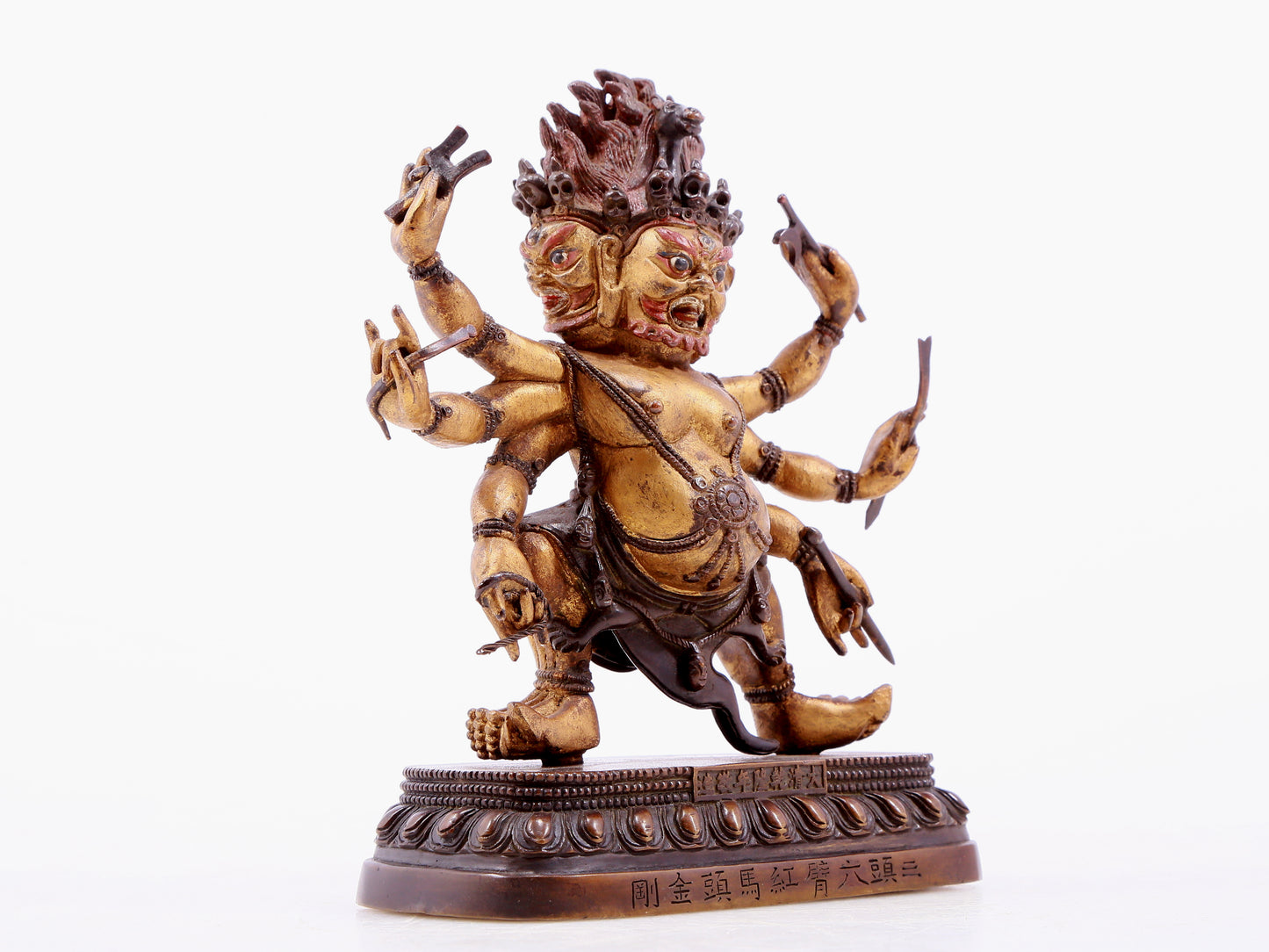 Brilliant Gilt-Bronze Figure Of Vajrapani