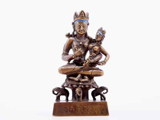 An alloy copper Vajrasattva statue