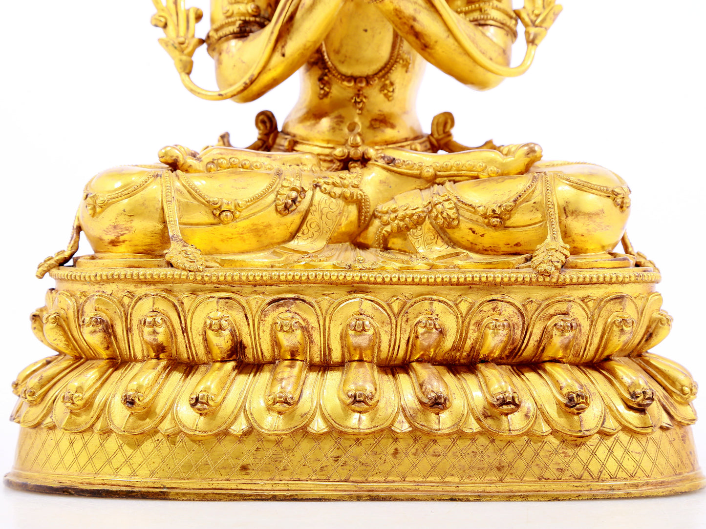 Magnificent Gilt-Bronze Figure Of White Tara