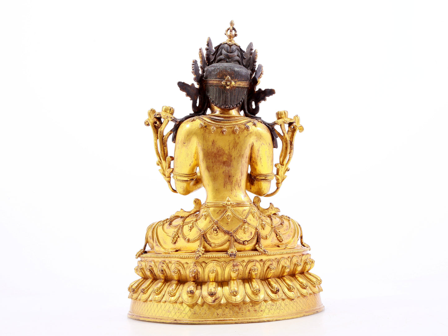 Magnificent Gilt-Bronze Figure Of White Tara