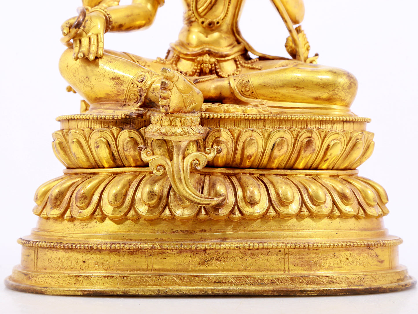 Magnificent Gilt-Bronze Figure Of Green Tara