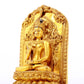 A gilt bronze statue of Bodhisattva