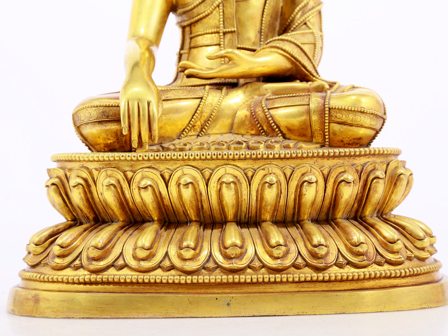 Wonderful Gilt-Bronze Figure Of Bodhisattva