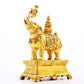 Magnificent Pair Of Gilt-Bronze Elephants