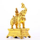 Magnificent Pair Of Gilt-Bronze Elephants