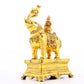 Magnificent Pair Of Gilt-Bronze Elephants