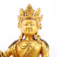 A Magnificent Gilt-Bronze Figure Of Guanyin