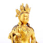 A Magnificent Gilt-Bronze Figure Of Guanyin