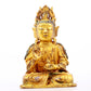 A Magnificent Gilt-Bronze Figure Of Guanyin