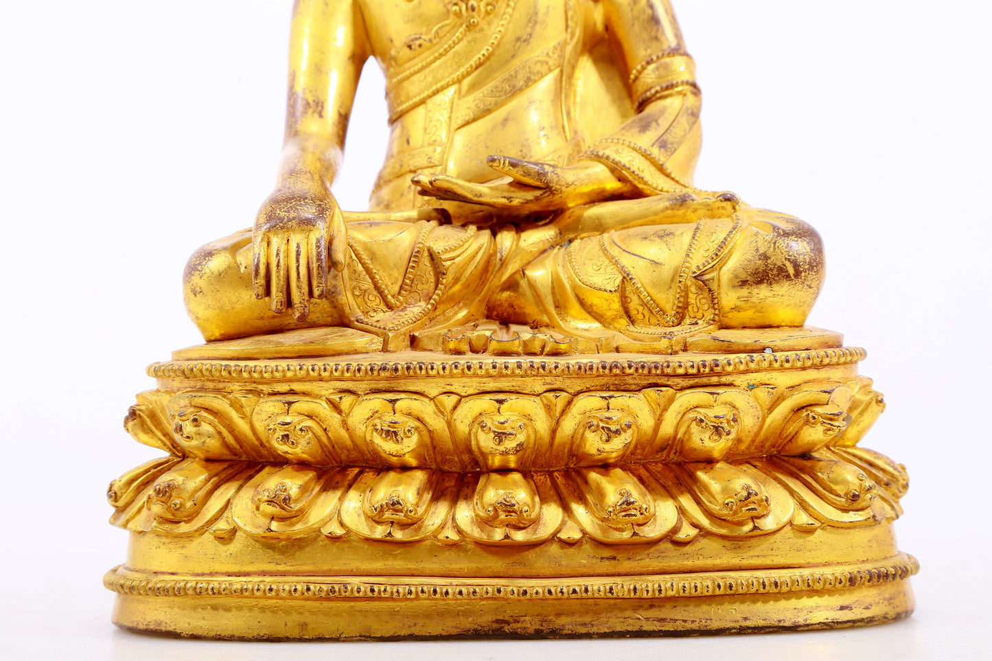 Magnificent Gilt-Bronze Figure Of Bodhisattva