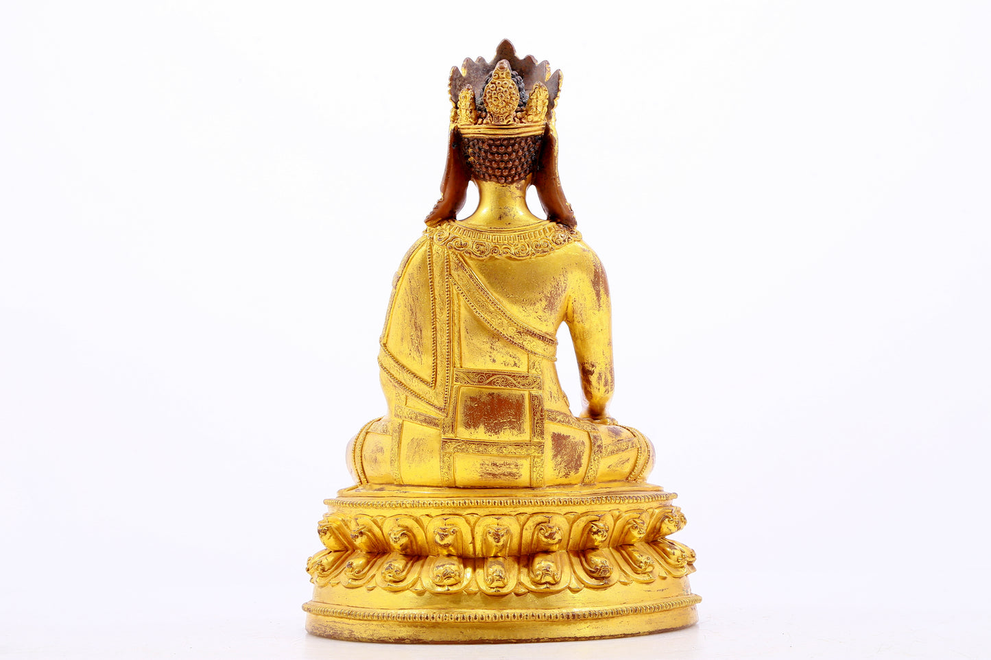 Magnificent Gilt-Bronze Figure Of Bodhisattva