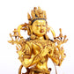 Magnificent Gilt-Bronze Figure Of Manjusri