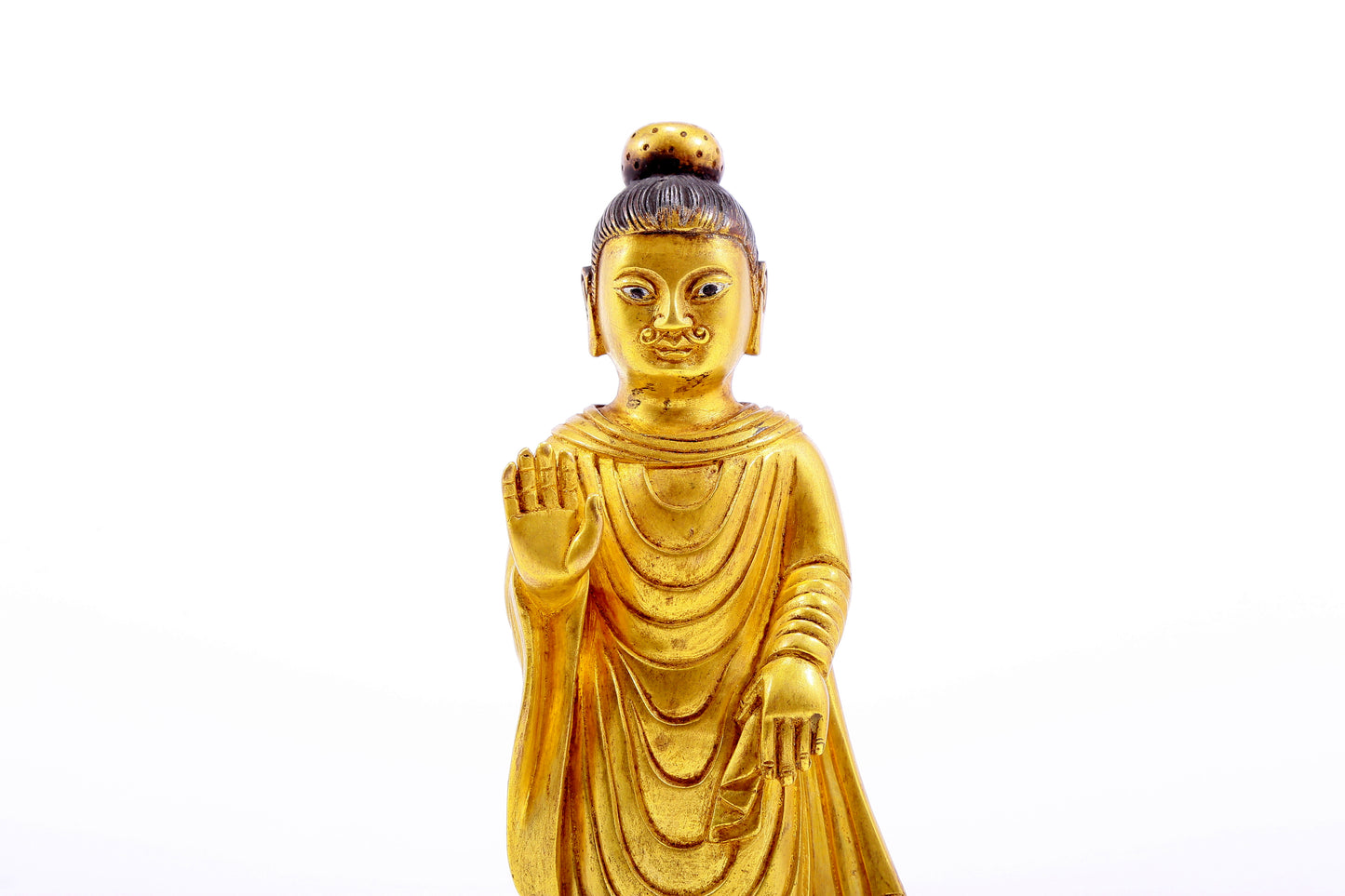 Wonderful Gilt-Bronze Figure Of Tathagata