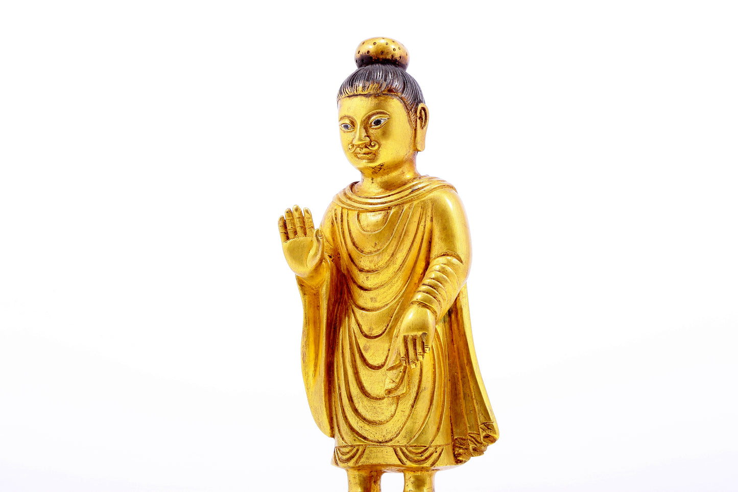 Wonderful Gilt-Bronze Figure Of Tathagata