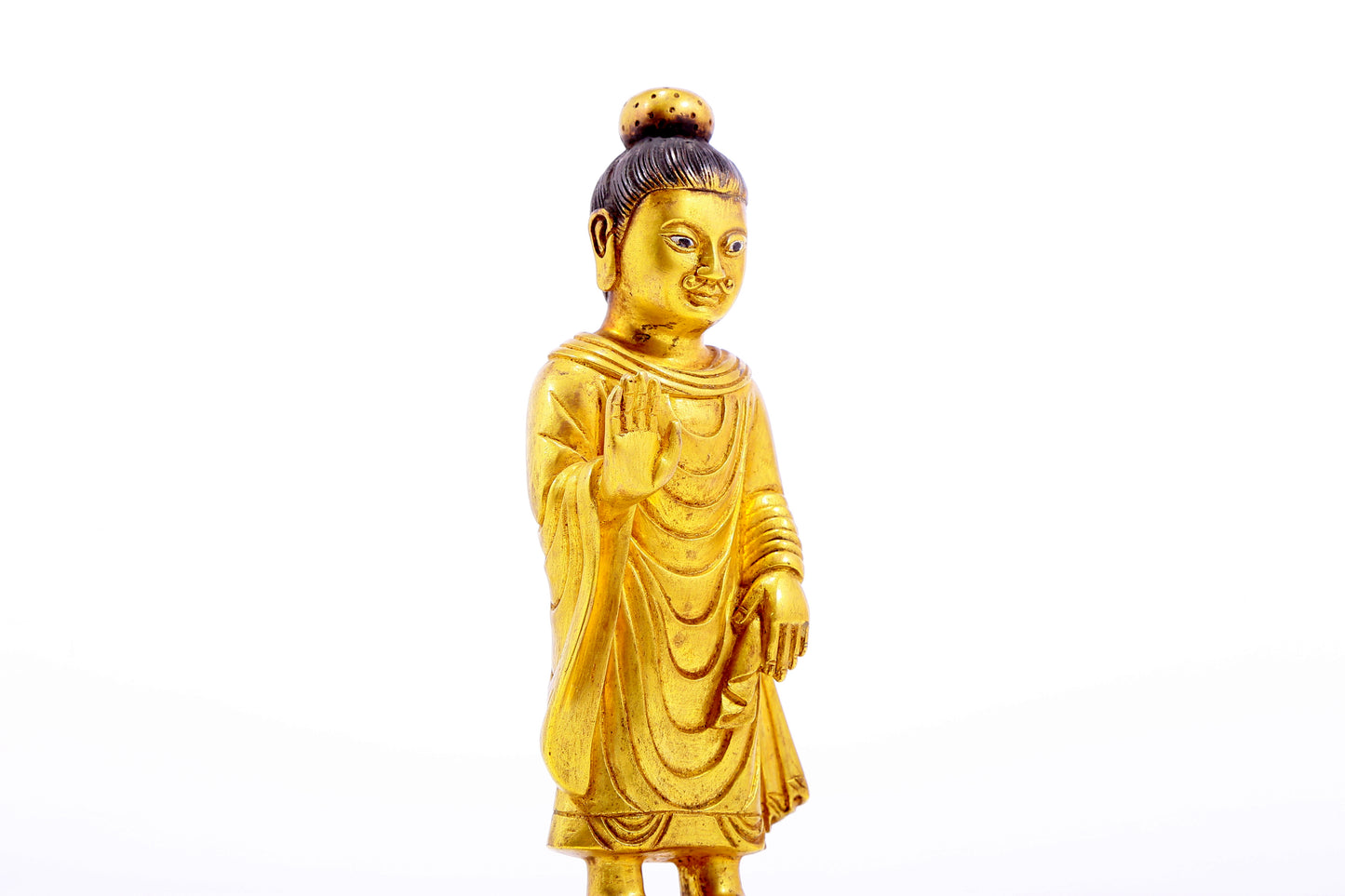 Wonderful Gilt-Bronze Figure Of Tathagata