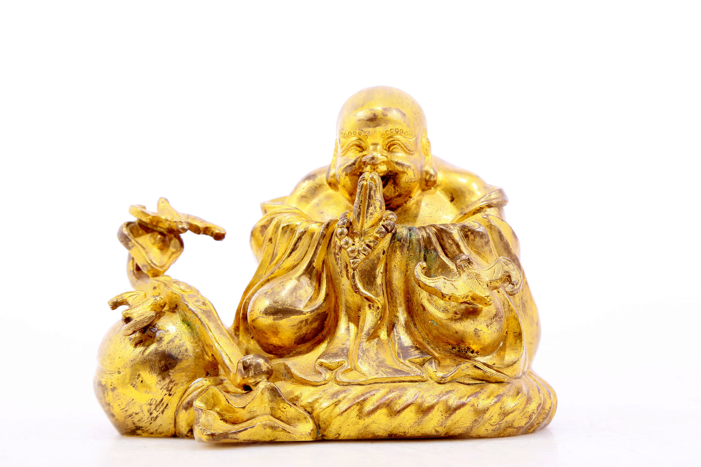 Wonderful Gilt-Bronze Figure Of Maitreya