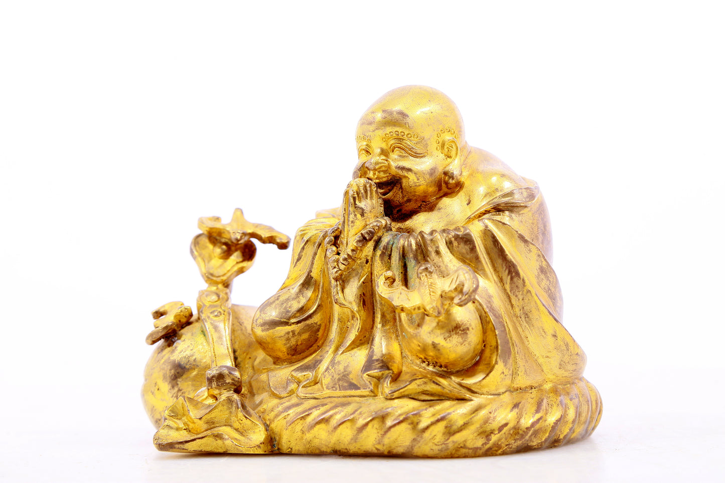 Wonderful Gilt-Bronze Figure Of Maitreya