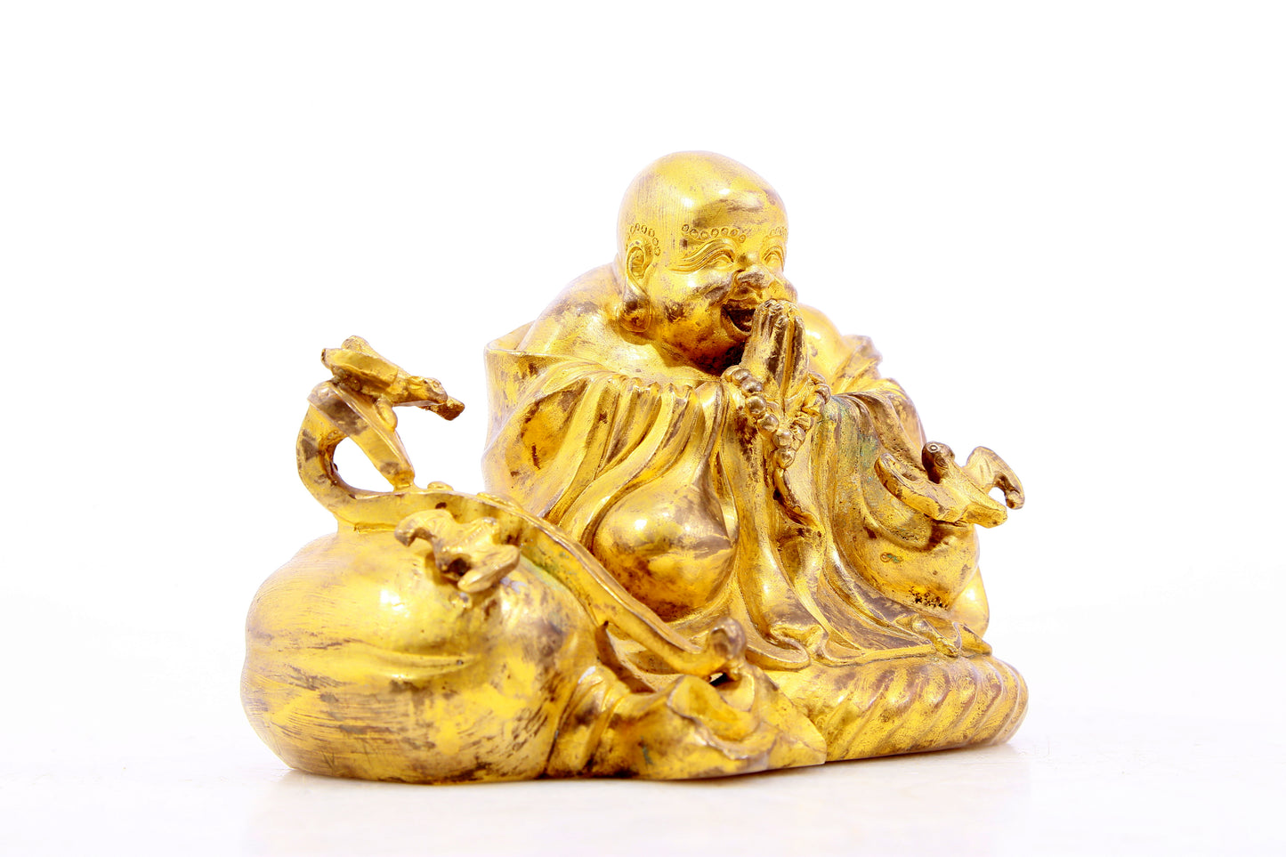 Wonderful Gilt-Bronze Figure Of Maitreya