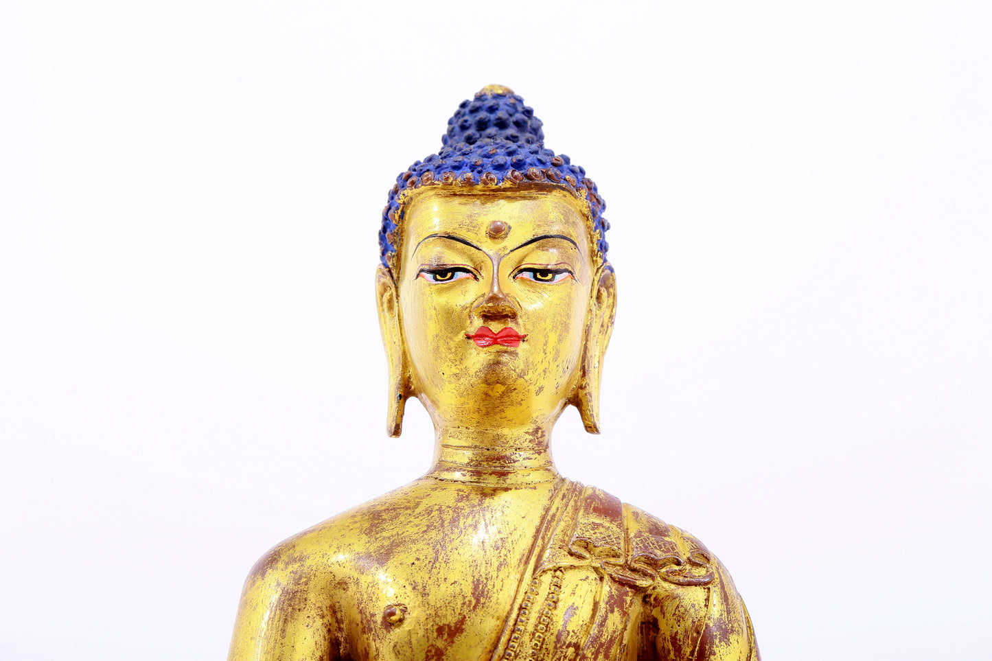 A Magnificent Gilt-Bronze Figure Of Buddha Shakyamuni