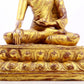 A Magnificent Gilt-Bronze Figure Of Buddha Shakyamuni