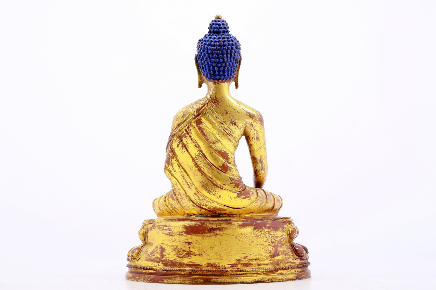 A Magnificent Gilt-Bronze Figure Of Buddha Shakyamuni