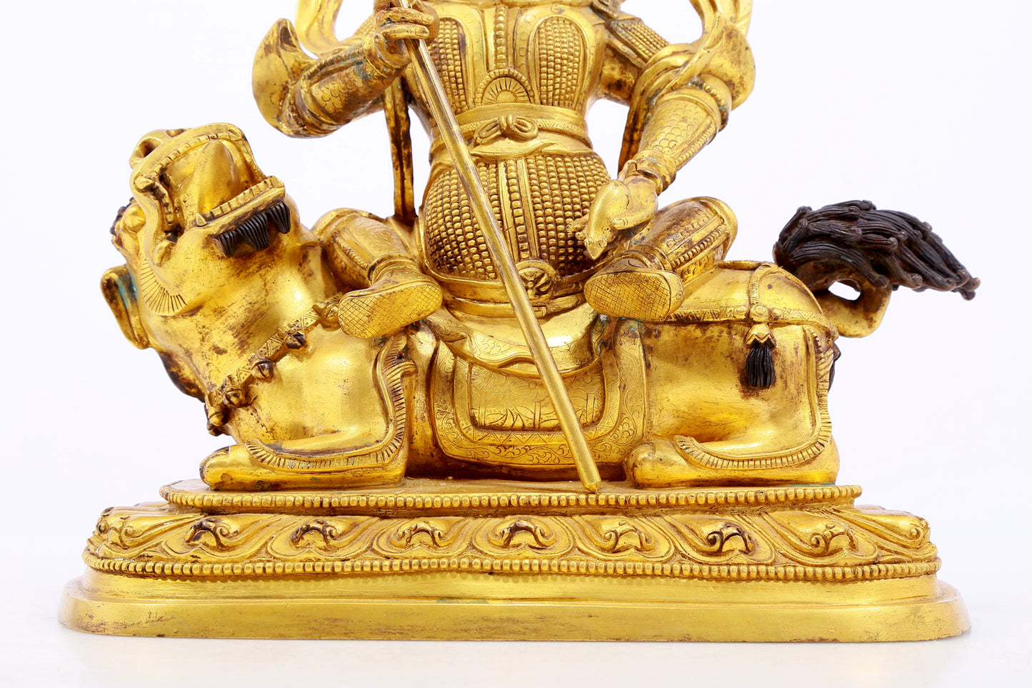 Magnificent Gilt-Bronze Figure Of Vaishravana