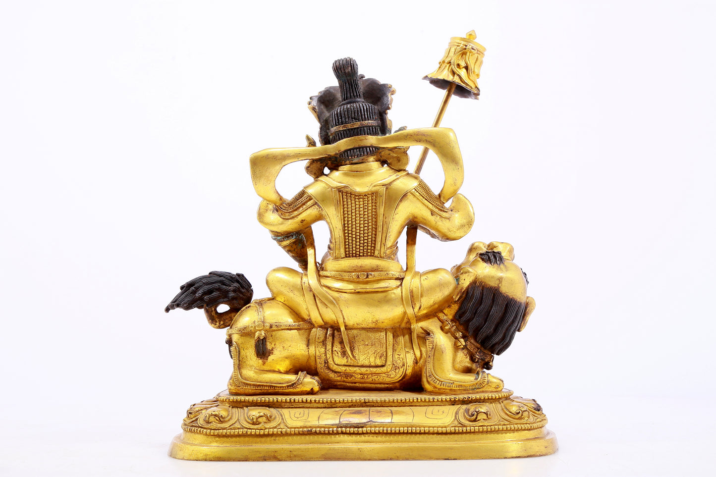 Magnificent Gilt-Bronze Figure Of Vaishravana