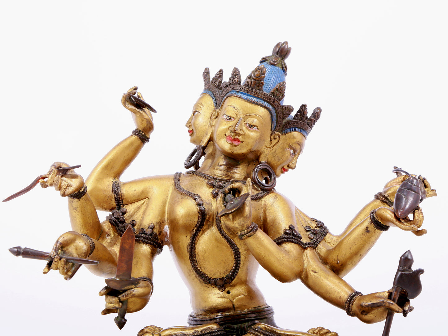 Fabulous Gilt-Bronze Figure Of Dakini