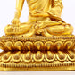 Three gilt bronze statues of Sakyamuni