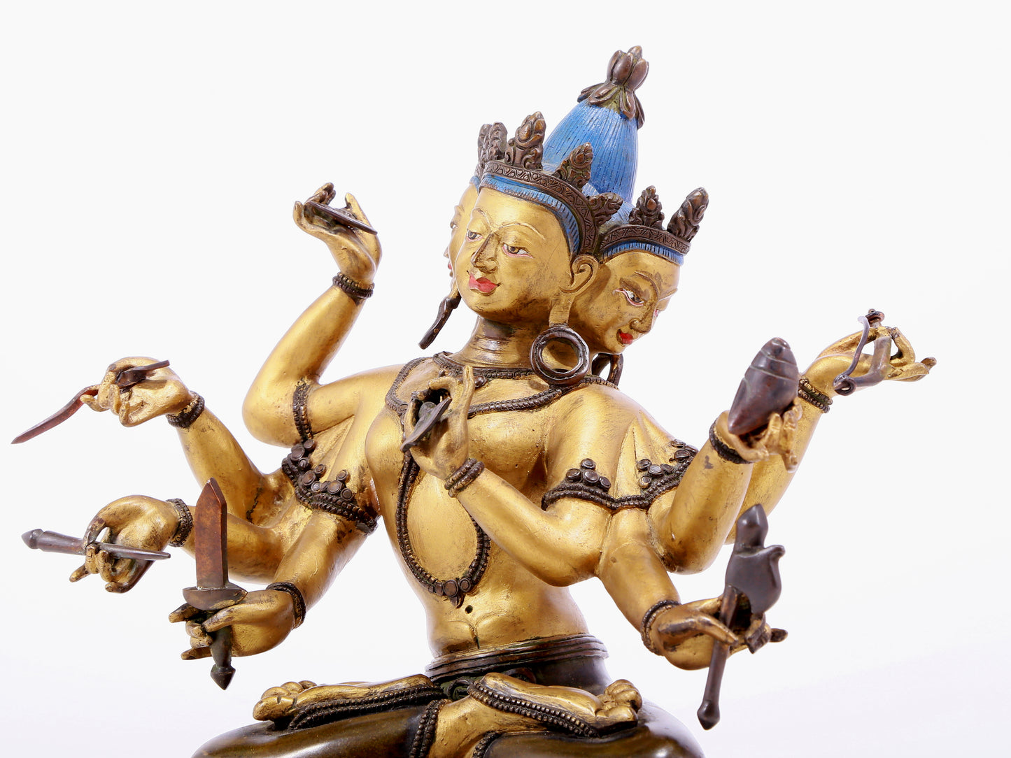 Fabulous Gilt-Bronze Figure Of Dakini