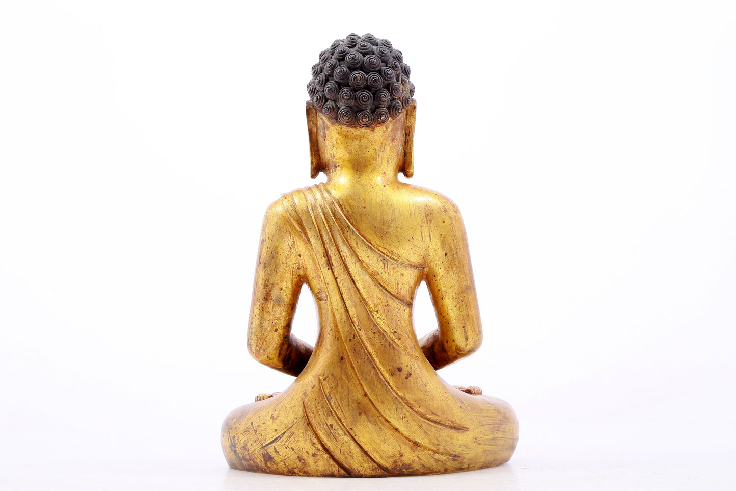 A Magnificent Gilt-Bronze Figure Of Buddha Shakyamuni