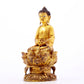 Wonderful Gilt-Bronze Figure Of Buddha Shakyamuni With Inscriptions