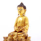 Wonderful Gilt-Bronze Figure Of Buddha Shakyamuni With Inscriptions