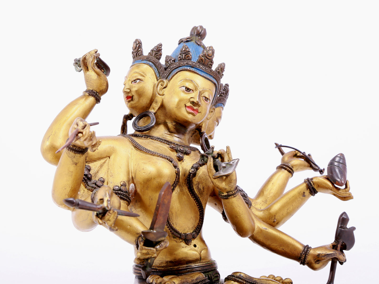 Fabulous Gilt-Bronze Figure Of Dakini