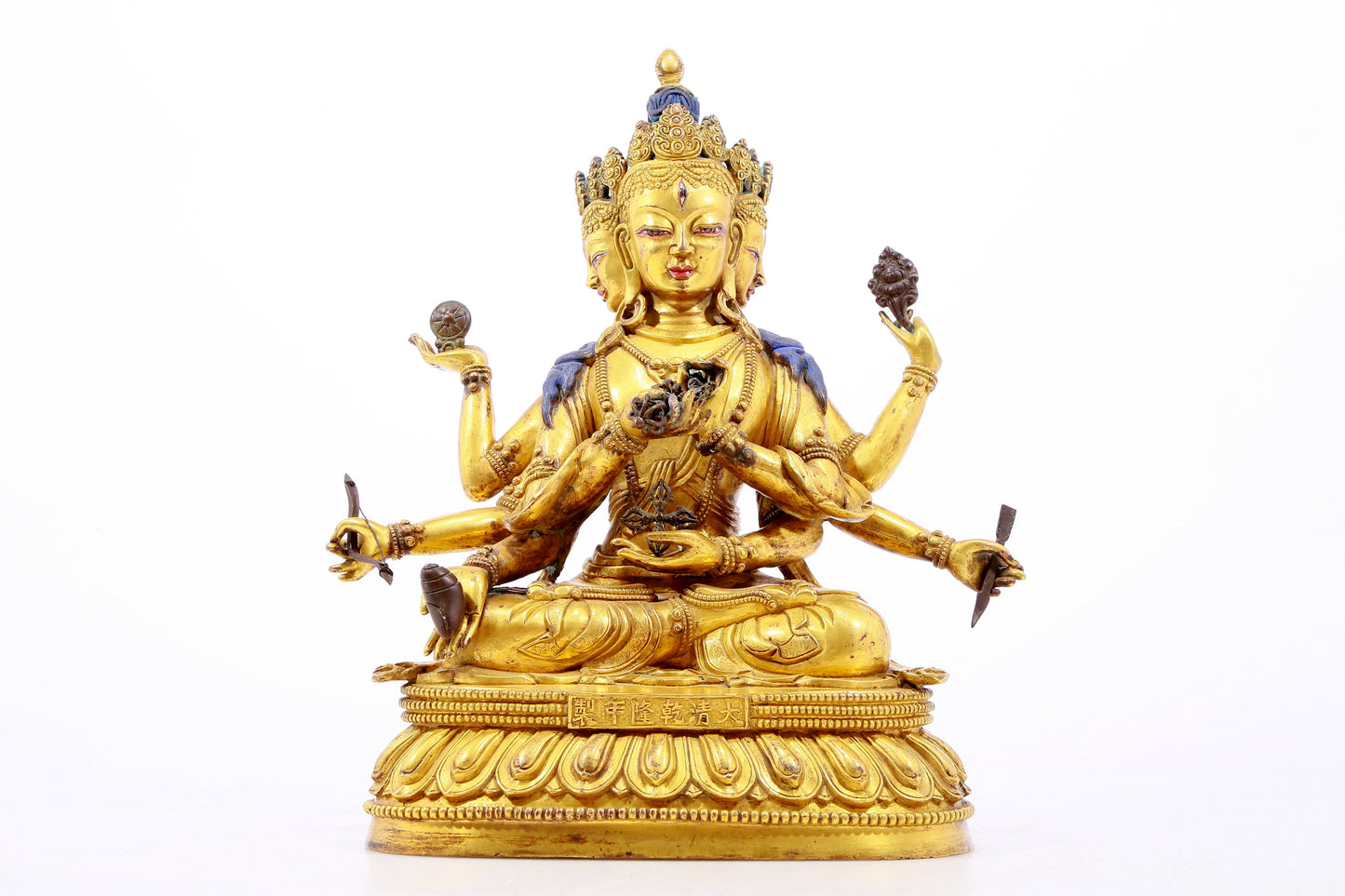 A Magnificent Gilt-Bronze Figure Of Dakini