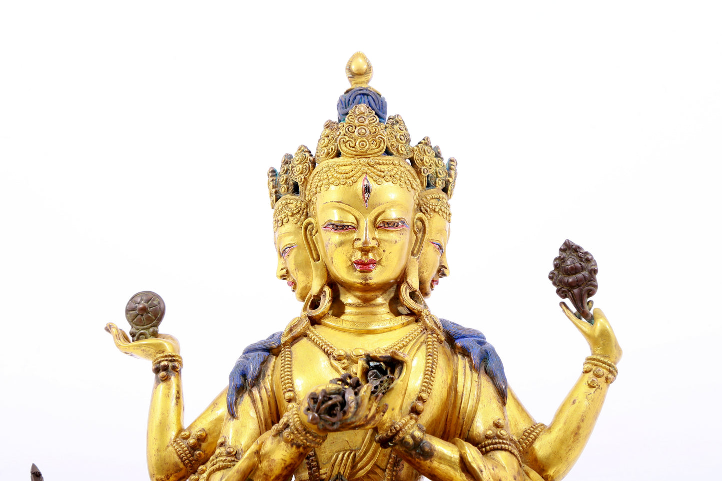 A Magnificent Gilt-Bronze Figure Of Dakini