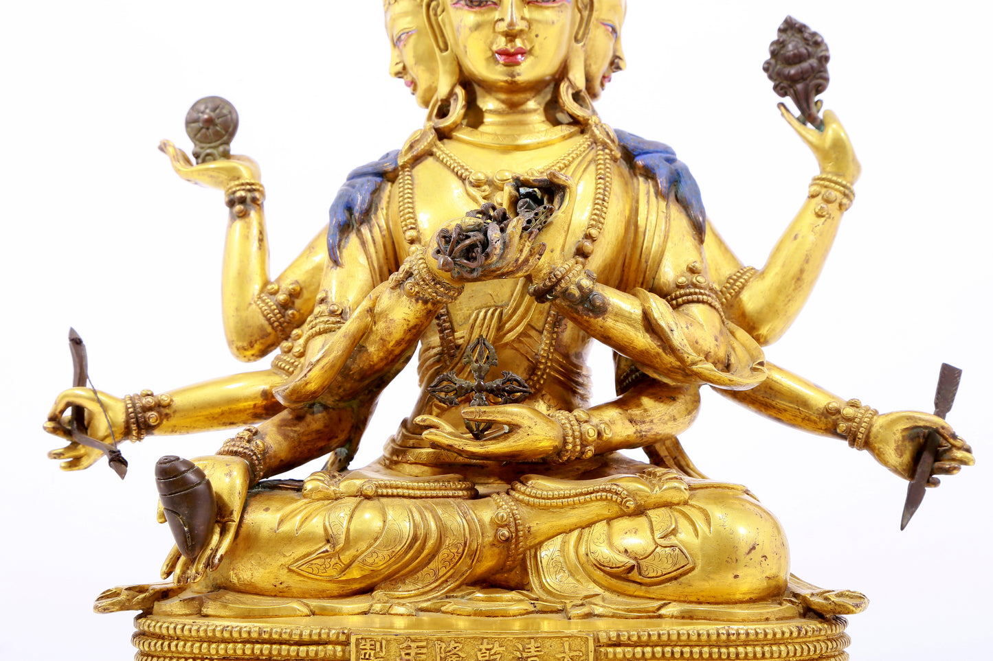 A Magnificent Gilt-Bronze Figure Of Dakini