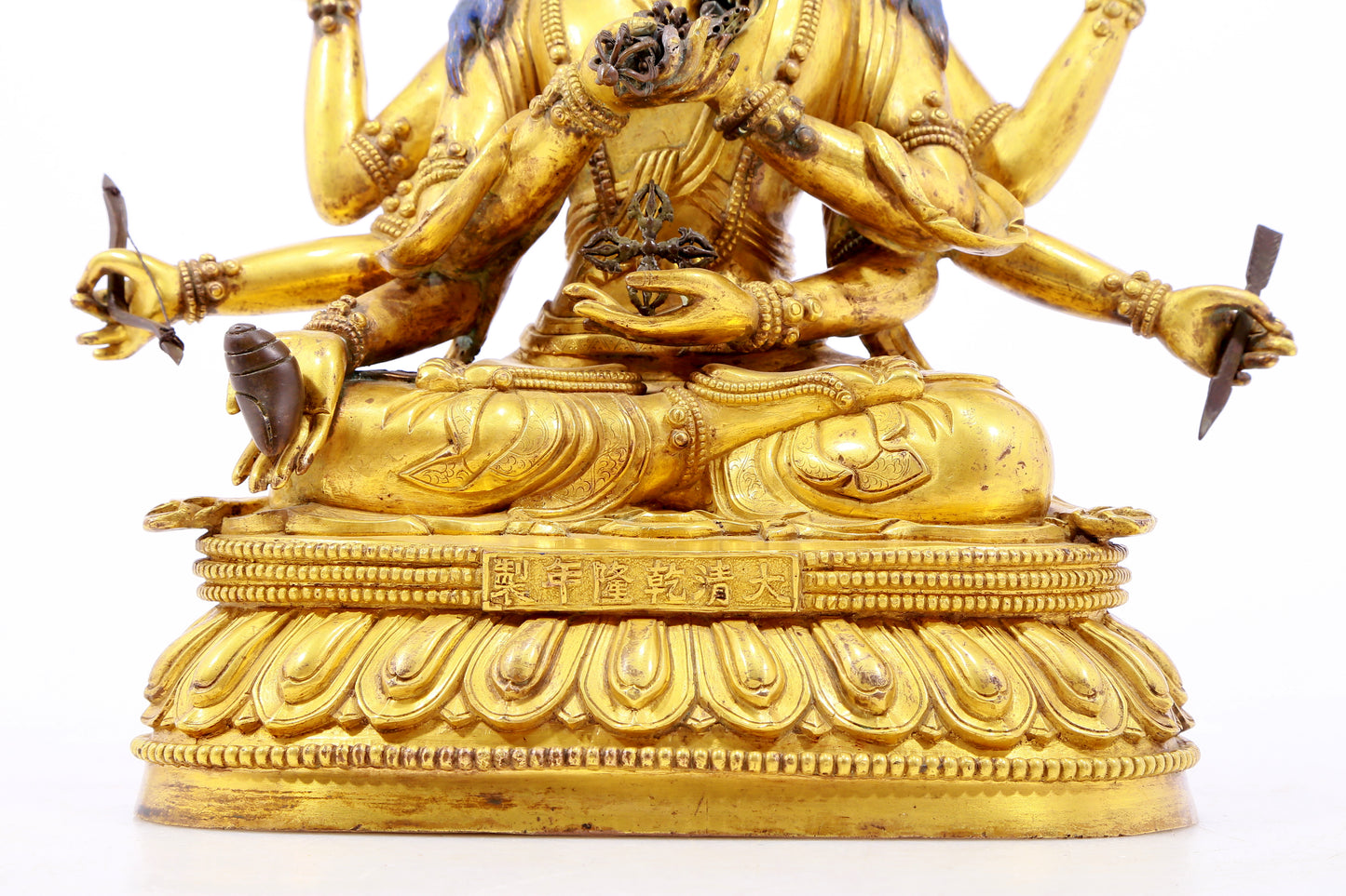 A Magnificent Gilt-Bronze Figure Of Dakini