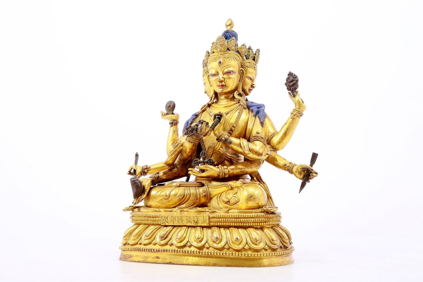 A Magnificent Gilt-Bronze Figure Of Dakini