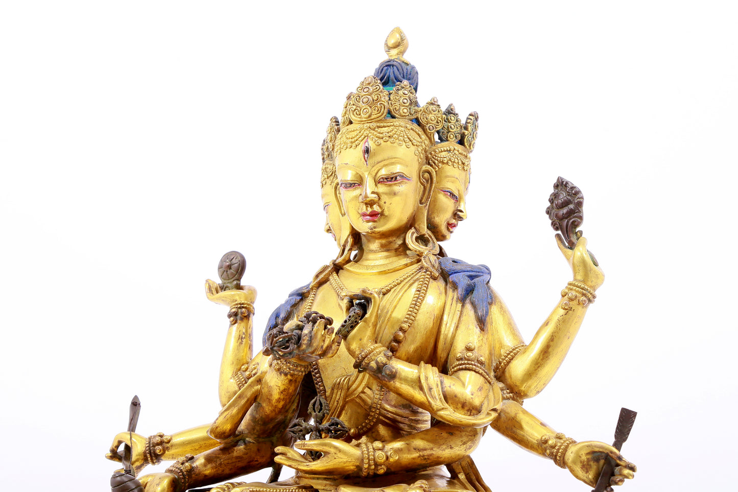 A Magnificent Gilt-Bronze Figure Of Dakini