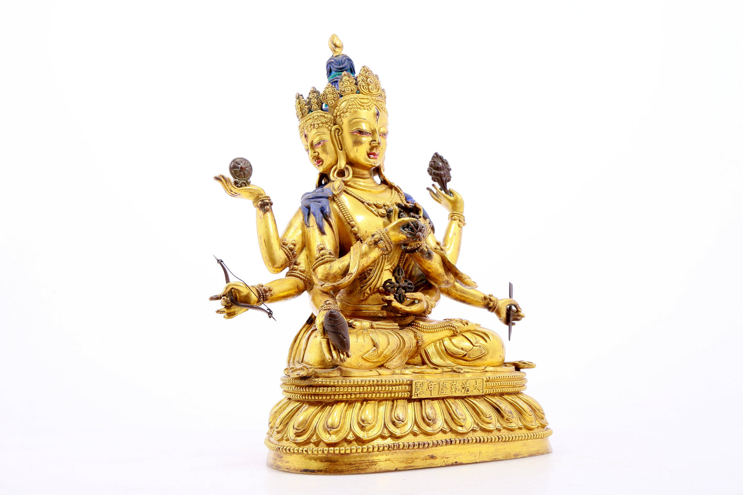 A Magnificent Gilt-Bronze Figure Of Dakini