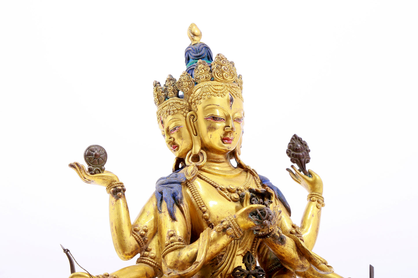 A Magnificent Gilt-Bronze Figure Of Dakini